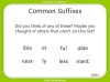 Add Suffixes to Spell Longer Words - Year 2 Teaching Resources (slide 6/21)